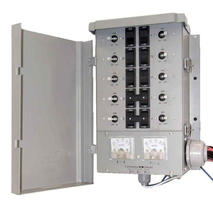 Connecticut Electric 30-Amp 10-Circuits G2 Manual Transfer Switch Kit