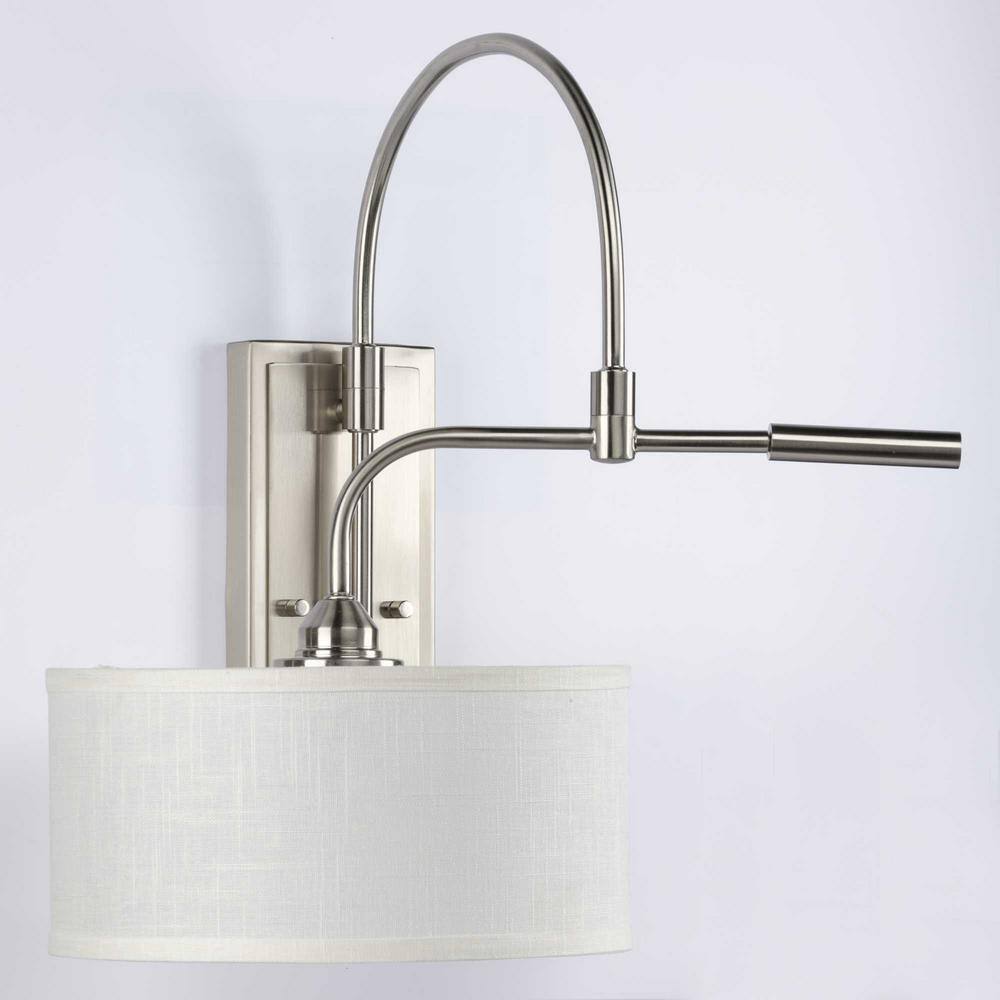 Progress Lighting Kempsey Brushed Nickel Swing Arm Wall Bracket