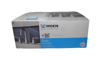 MOEN Essie 8 in. Widespread 2-Handle Bathroom Faucet Spot Resist Brushed Nickel