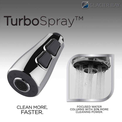 Glacier Bay Sadira Touchless Single Handle Pull-Down Sprayer Kitchen Faucet