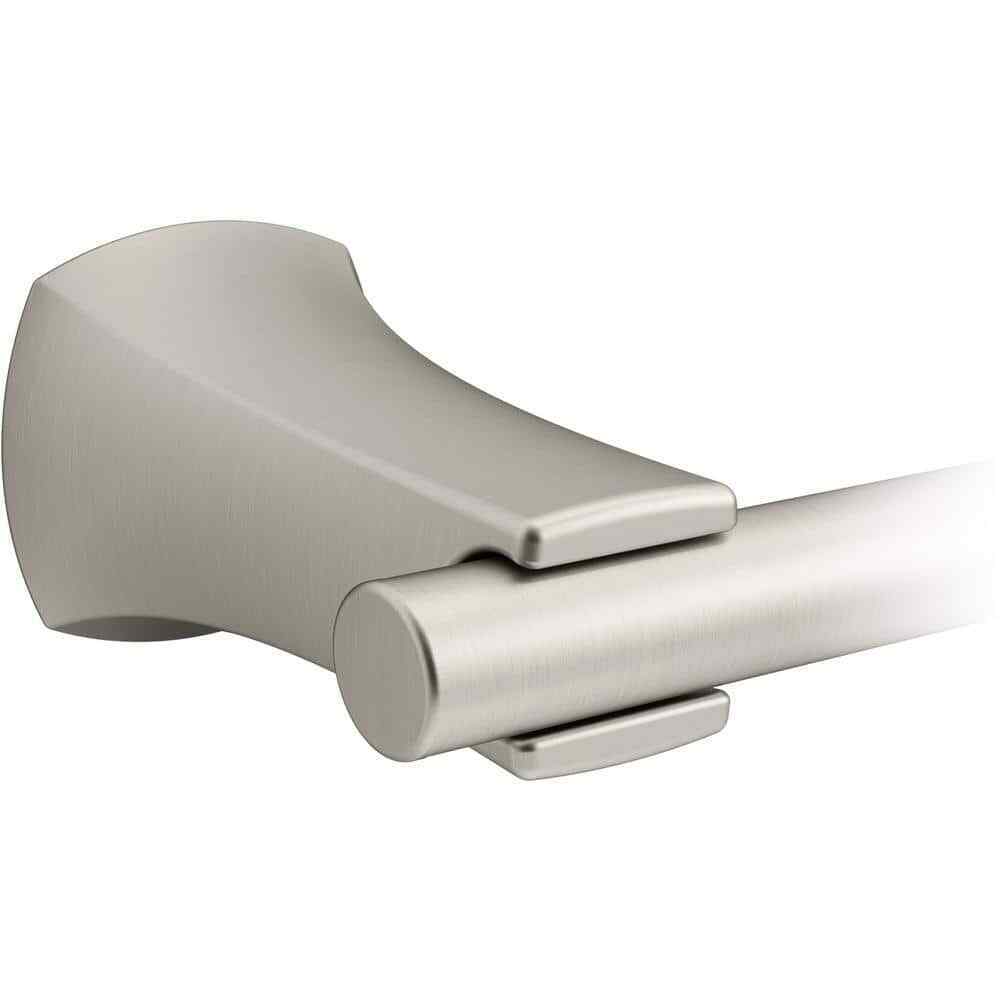 KOHLER Rubicon Toilet Paper Holder in Vibrant Brushed Nickel K-R26113-BN