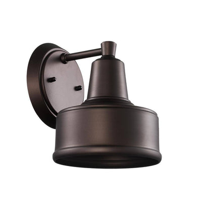 Bel Air Lighting Channing 1-Light Small Bronze Barn Farmhouse Outdoor Wall Light