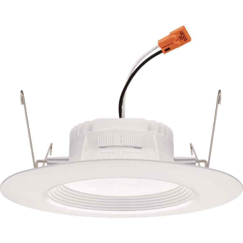 Juno RetroBasics 5/6 in. CCT LED Retrofit White Recessed Light Trim 6-Pack