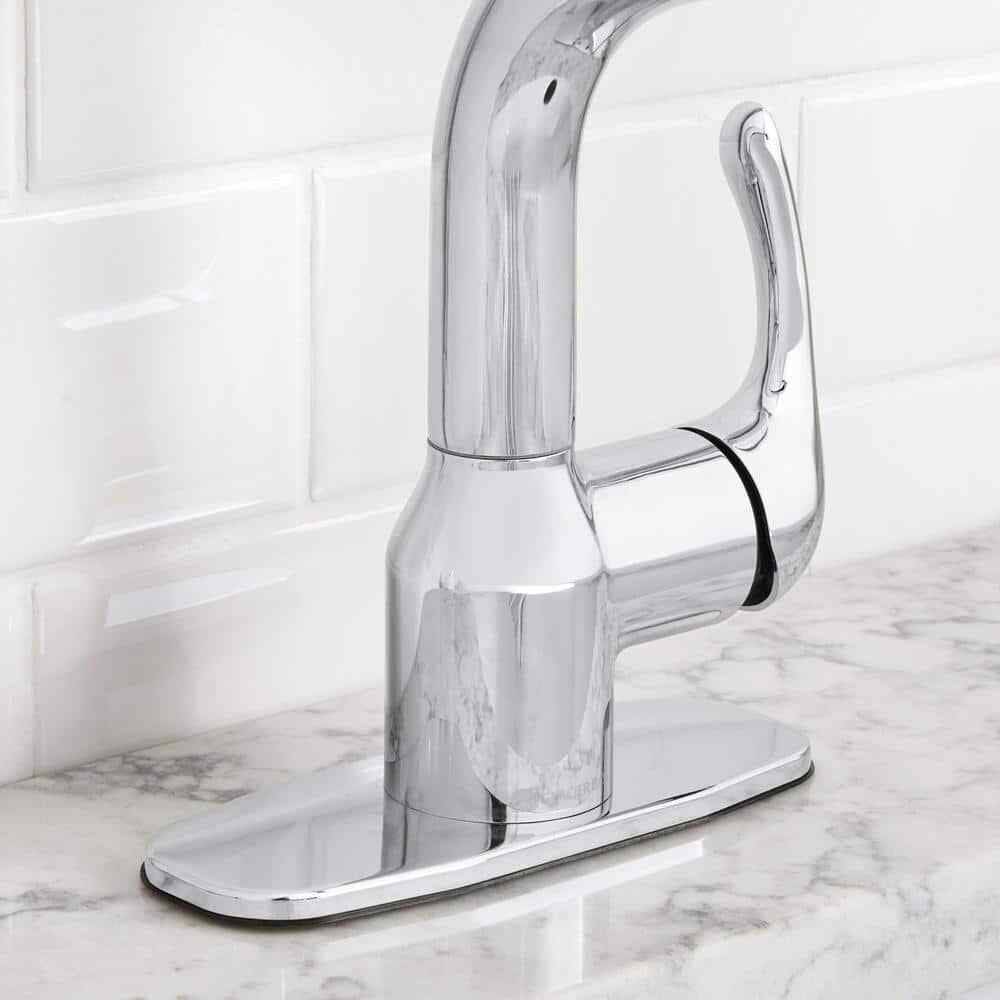 Glacier Bay Dunning Single-Handle Pull-Out Laundry Faucet w/ Dual Spray Chrome