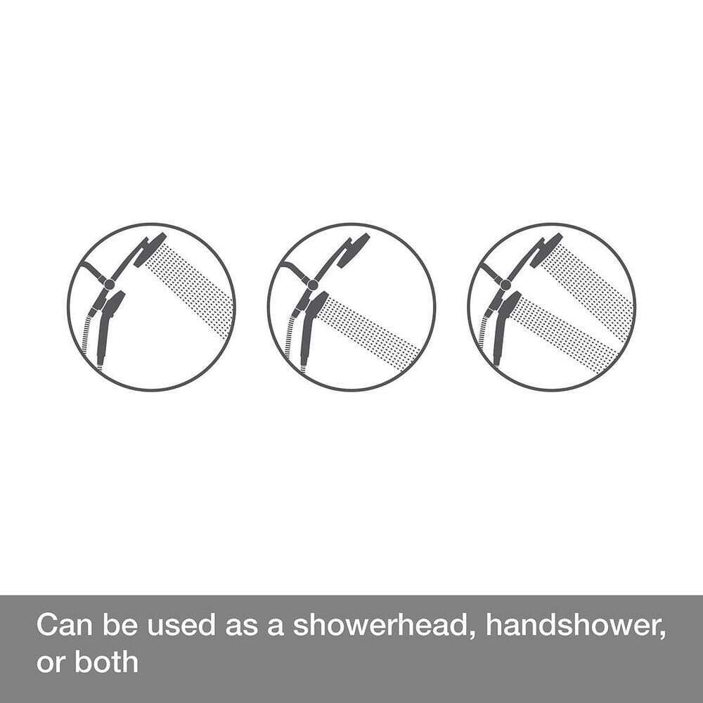 KOHLER Viron Dual Fixed and Handheld Shower Head in Vibrant Brushed Nickel