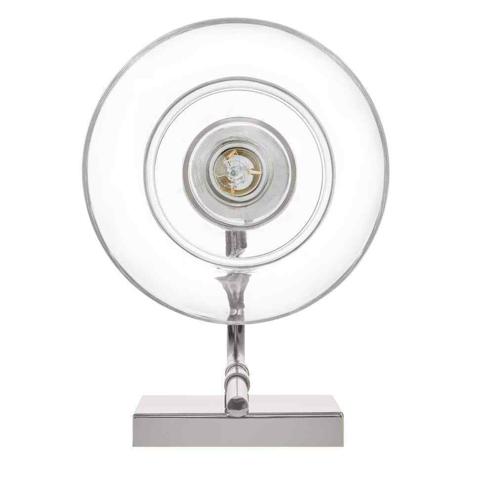 Home Decorators Bakerston 1-Light Polished Nickel Wall Sconce