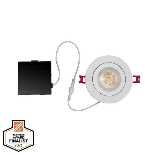Commercial Electric Ultra-Spot 4 in. Canless Recessed Integrated LED Kit