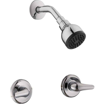 Glacier Bay Aragon Double Handle 1-Spray Shower Faucet 1.75 GPM in Chrome