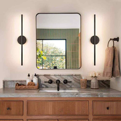 Rennnsan Aidan 1-Light Black Linear Dimmable LED Wall Sconce WS8101-50178