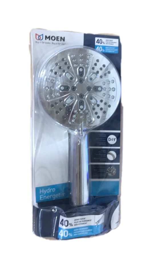 MOEN HydroEnergetix 8-Spray Wall Mount Handheld Shower Head 1.8 GPM in Chrome