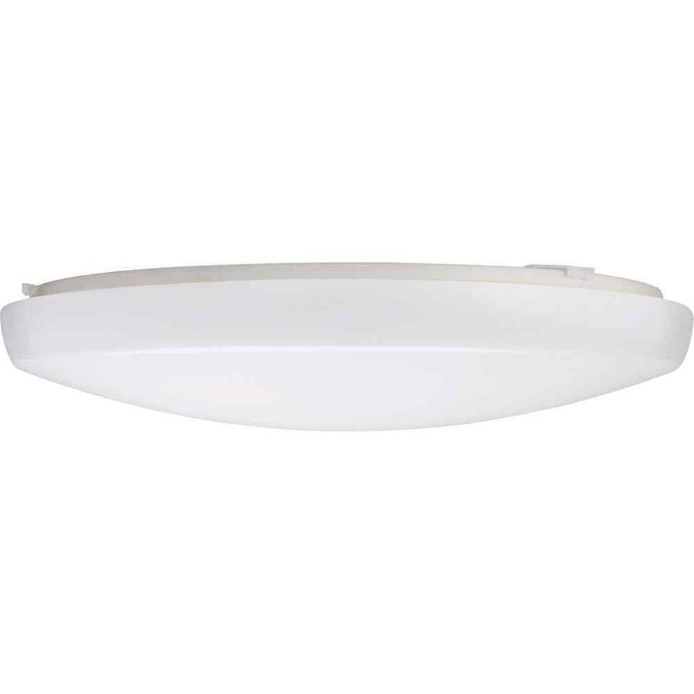 Lithonia Lighting Low Profile Round 20 in. White LED Flush Mount Light Fixture