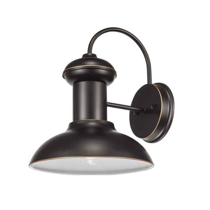 Globe Electric Jamenson Oil-Rubbed Bronze Farmhouse Indoor/Outdoor Wall Sconce