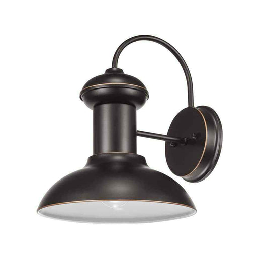 Globe Electric Jamenson Oil-Rubbed Bronze Farmhouse Indoor/Outdoor Wall Sconce