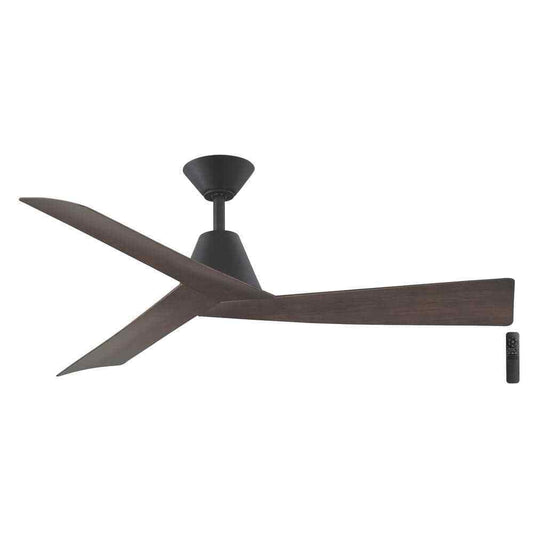 Home Decorators Easton 52 in. Indoor/Outdoor Matte Black Ceiling Fan w/ Remote