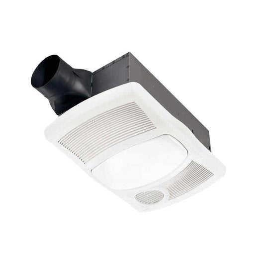 Broan-NuTone 110 CFM Ceiling Bathroom Exhaust Fan w/ Light and 1500-Watt Heater