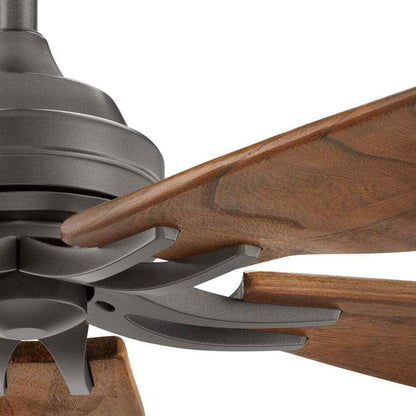 Hampton Bay Danetree 72 in. Indoor/Outdoor Natural Iron Ceiling Fan