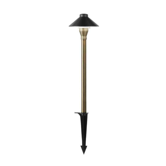 Home Decorators 20W Equiv Low Voltage Brass LED Outdoor Landscape Path Light
