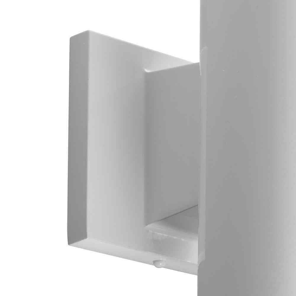 Progress Lighting Cylinder 5 in. White Modern Outdoor Wall Lantern Light