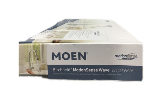 MOEN Birchfield Touchless 1-Handle Pull-Down Sprayer Kitchen Faucet Stainless