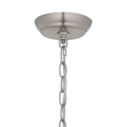 Hampton Bay Oron 4-Light Brushed Nickel Reversible Chandelier
