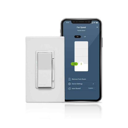 Leviton Decora Smart 2nd Gen Wi-Fi Fan Controller White R02-D24SF-1RW