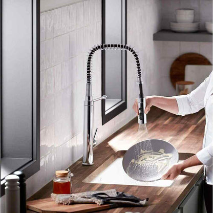 KOHLER Purist Single-Handle Standard Kitchen Faucet in Vibrant Brushed Bronze