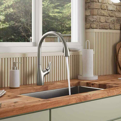 KOHLER Trove Single-Handle Pull Down Sprayer Kitchen Faucet in Vibrant Stainless