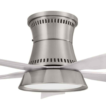 Hampton Bay Hawkspur 52 in. LED CCT Indoor/Outdoor Brushed Nickel Ceiling Fan