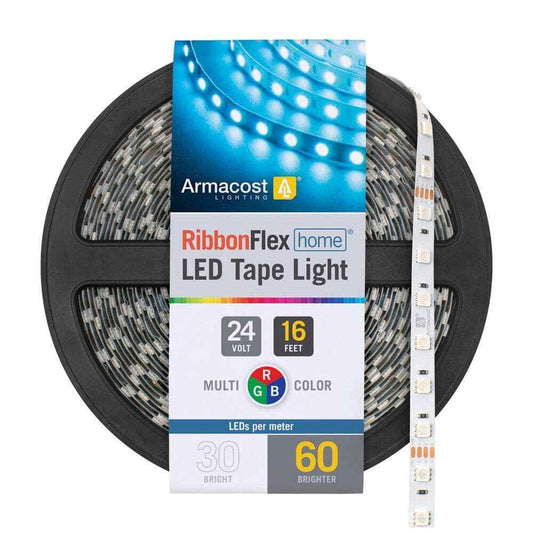 Armacost Lighting RibbonFlex Home 16.4' Multi-Color LED Tape Light 60 LEDs/Meter