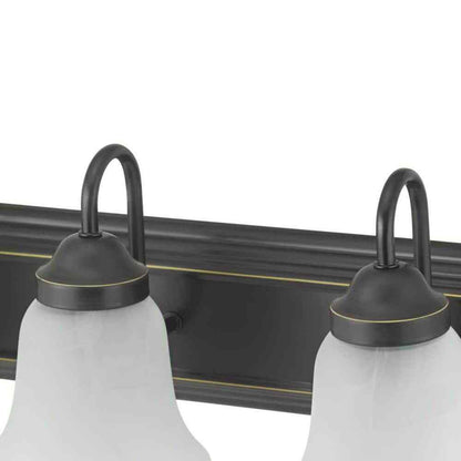 Progress Lighting Solvang 30 in. 4-Light Antique Bronze Vanity Light
