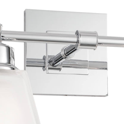 NORWELL Matthew 2-Light Chrome Bathroom Vanity Wall Sconce