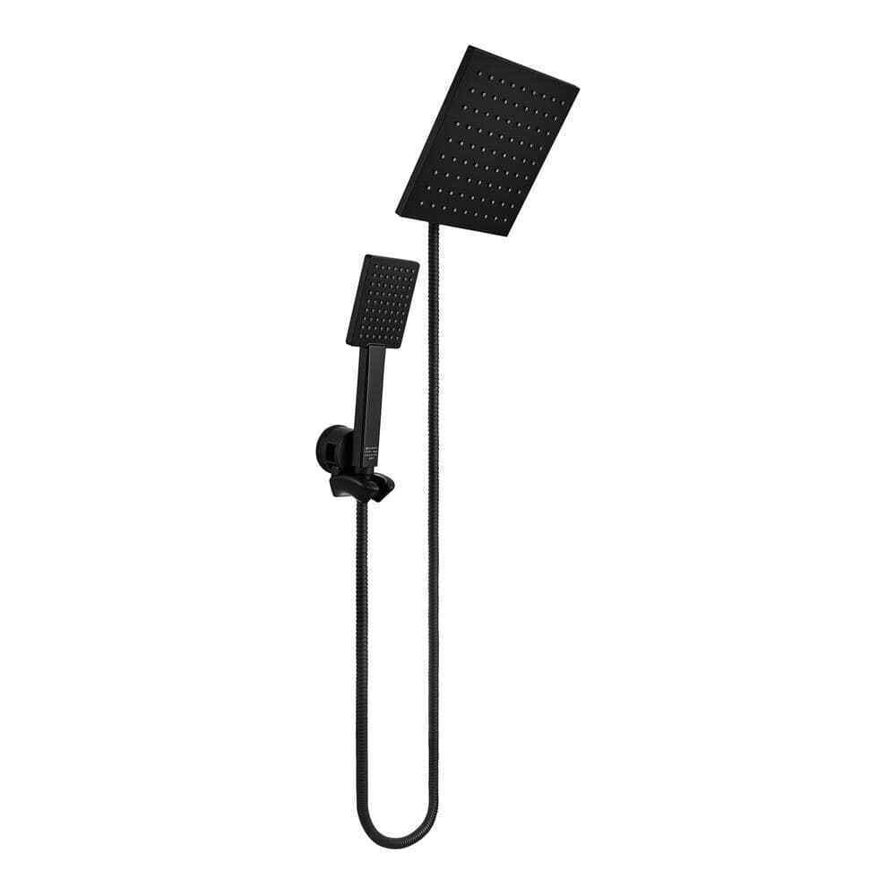 Glacier Bay Modern 1-Spray Dual Tub Wall Mount Fixed and Handheld Shower Heads