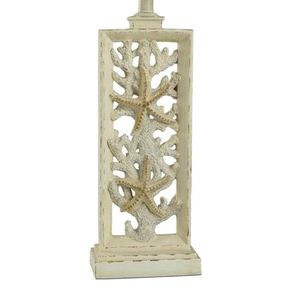 StyleCraft South Cove 33 in. Weathered Cream Table Lamp L317869DS