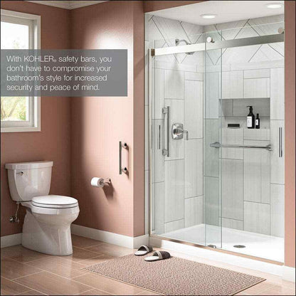 KOHLER Rubicon 24 in. Grab Bar in Polished Chrome K-R27242-CP