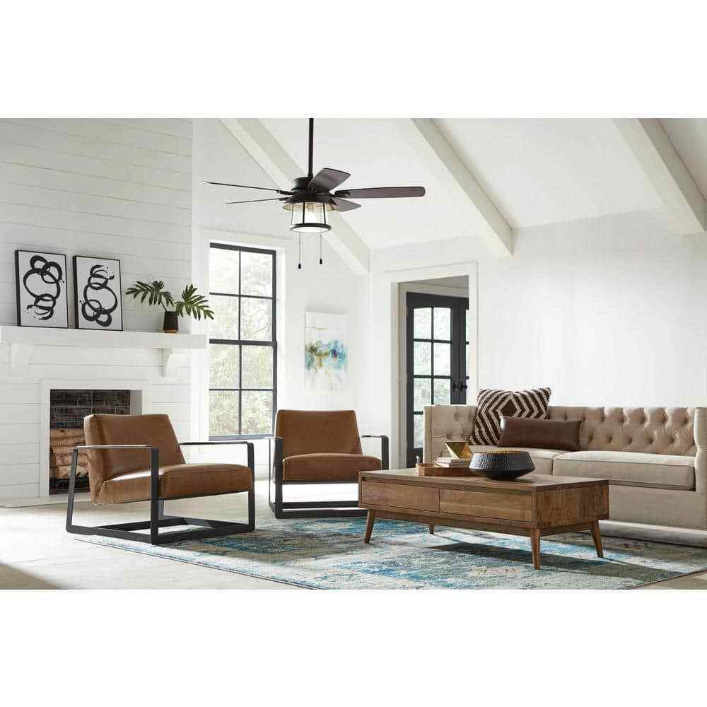 Home Decorators Shanahan 52 in. Indoor/Outdoor LED Bronze Ceiling Fan
