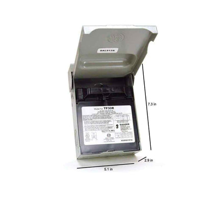 GE 30-Amp 120/240-Volt Fused AC Disconnect TF30RCP