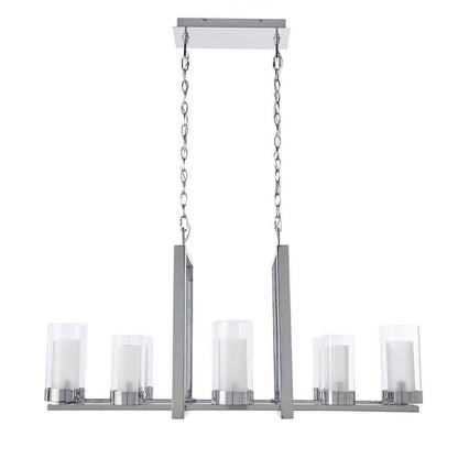 Home Decorators Samantha 60-Watt 8-Light LED Chrome Chandelier
