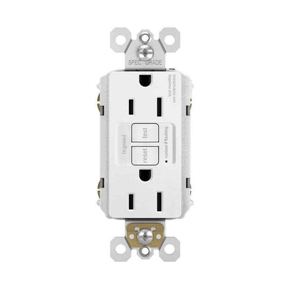 Legrand radiant 15 Amp Tamper Resistant Self-Test GFCI Duplex Outlet White