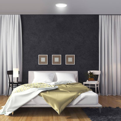 NEXT GLOW Ultra Slim  Edge-Lit 6.5 in. White 4000K LED Ceiling Light 1-Pack