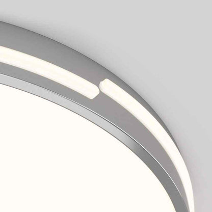 Artika Delray Modern Chrome LED 5 CCT Flush Mount Ceiling Light Fixture