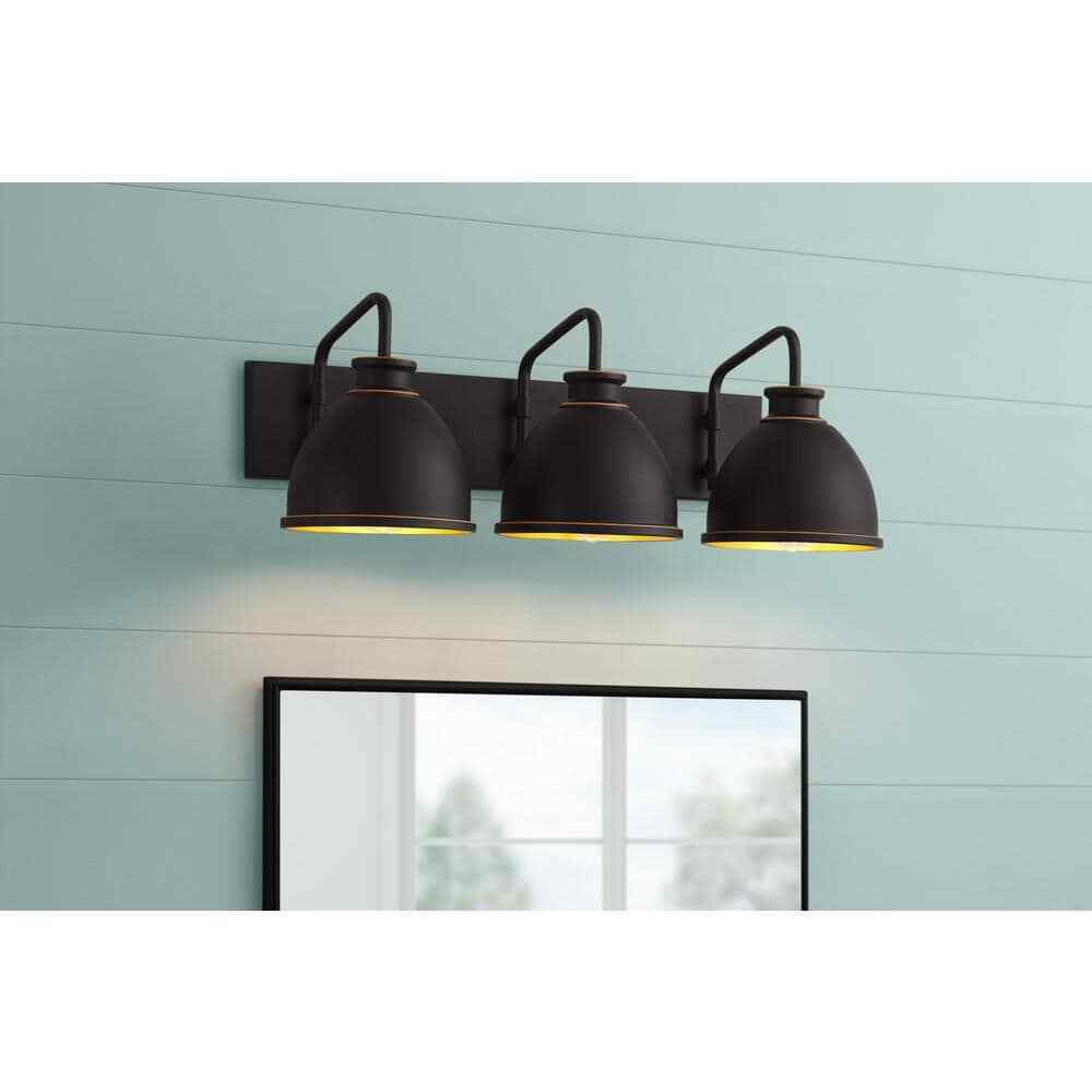 Hampton Bay Tallulah 24 in 3-Light Oil Rubbed Bronze Bathroom Vanity Light 51900