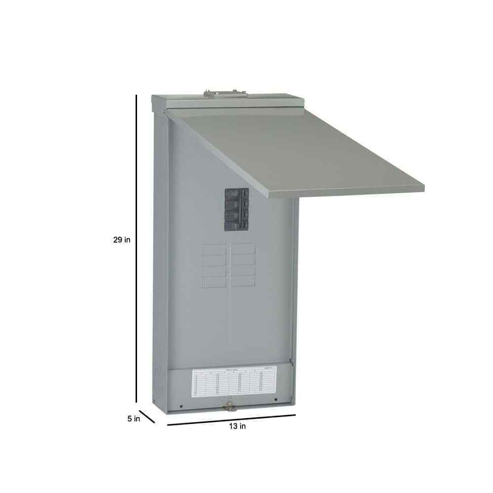 GE PowerMark Gold 150 Amp 8-Space 16-Circuit Load Center Outdoor Breaker Panel