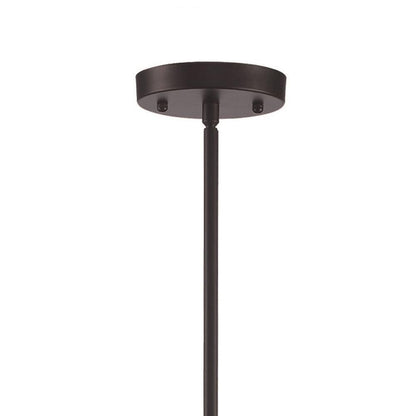 Bel Air Lighting 8-Light Black Kitchen Pendant Light with Clear Glass Shades