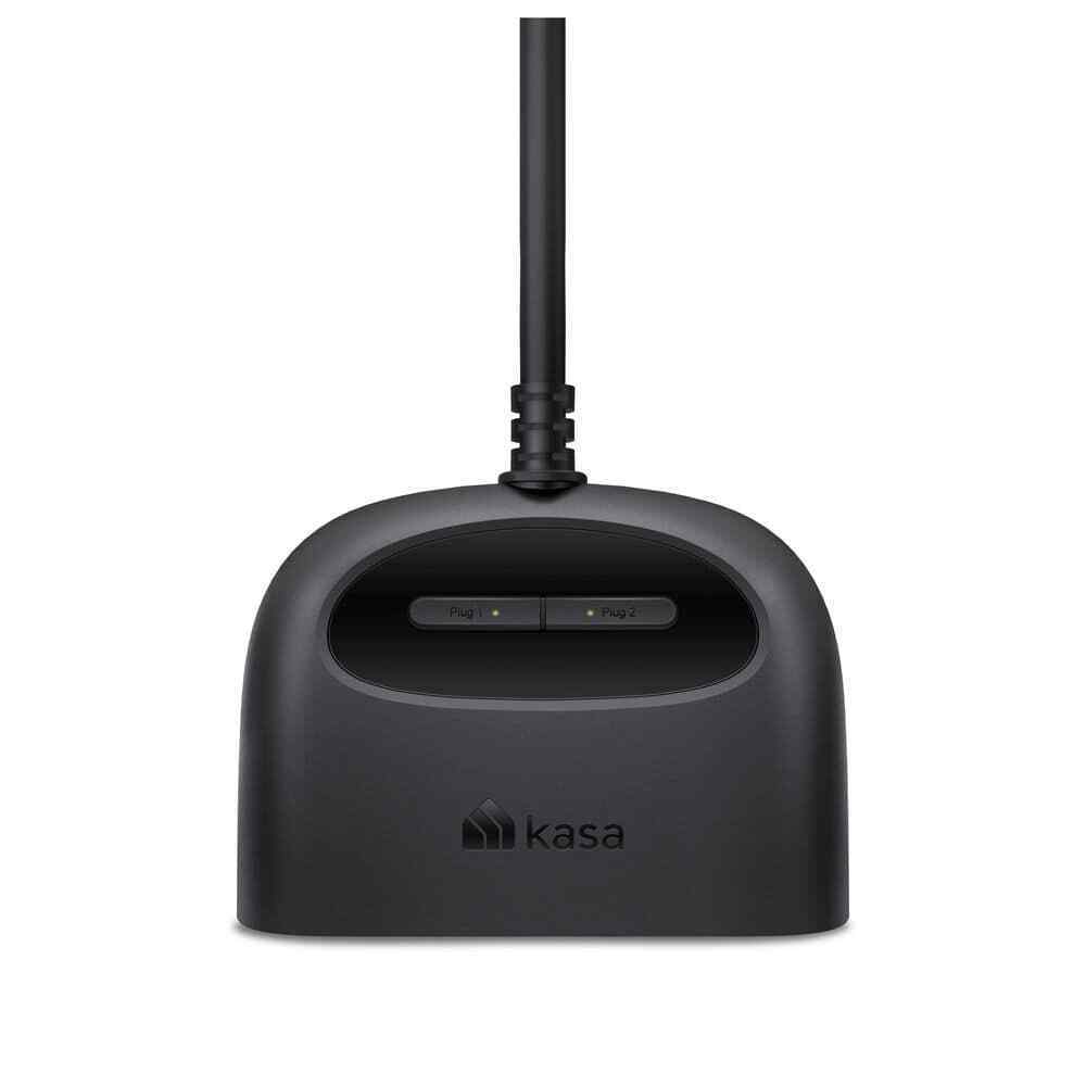 Kasa TP-Link Kasa Smart Home 2-Outlet Smart Outdoor Plug Black KP400