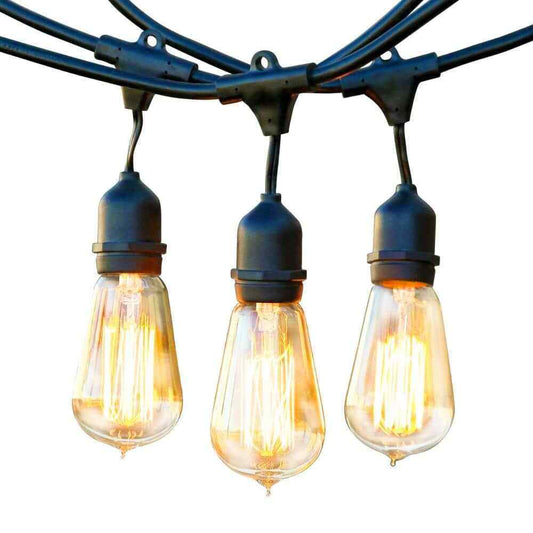 Brightech Ambience Pro 15-Light 48 ft. Outdoor Plug-in Incandescent String-Light
