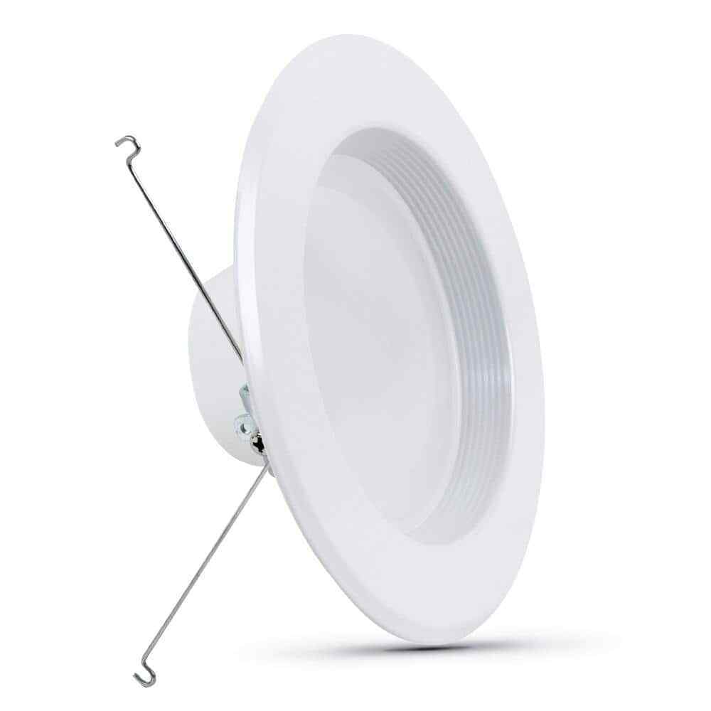 Feit Electric 5/6 in. Integrated LED Recessed Light Trim Soft White 2700K 6-Pack