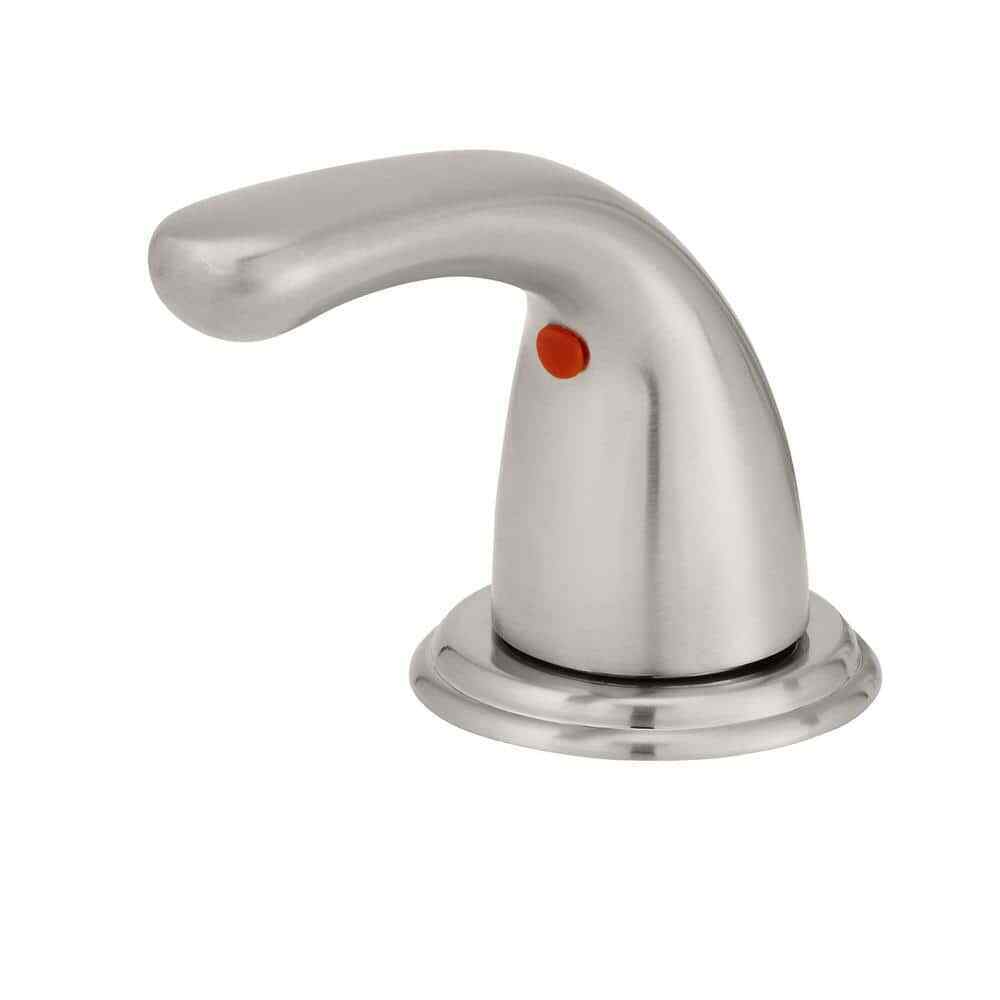 Glacier Bay Builders 8 in. Widespread 2-Handle Bathroom Faucet Brushed Nickel