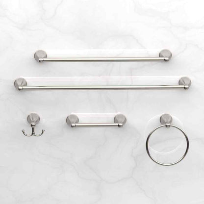 Glacier Bay Builders Wall Mounted Towel Ring in Spot resistant brushed nickel