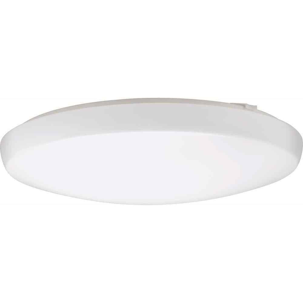 Lithonia Lighting Low Profile Round 20 in. White LED Flush Mount Light Fixture