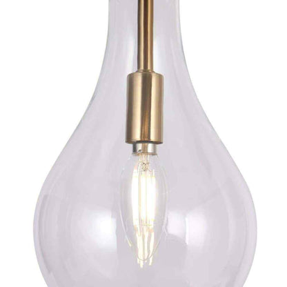 Uolfin Modern Kitchen Island Teardrop Hanging Pendant Light